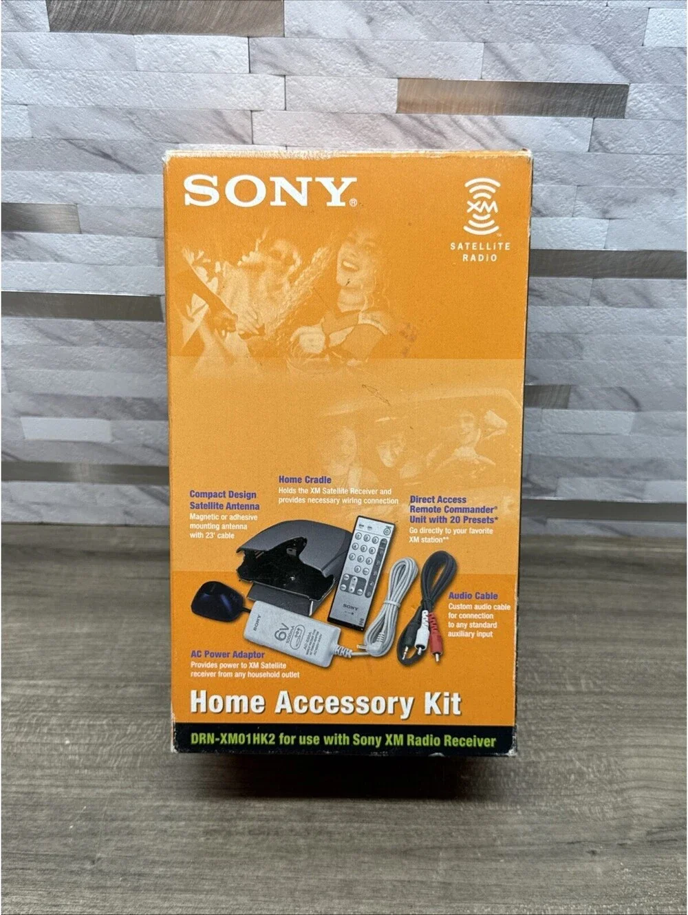 *NEW* Sony XM Radio Home Accessory Kit DRN-XM01HK2 Remote Power Adapter Antenna